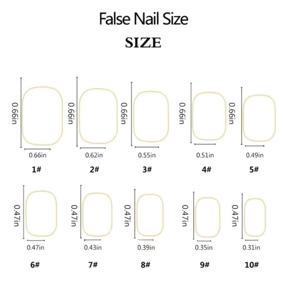 ๐3/$15๐ Full Cover Fake Nails Matte Press On Coffin French Acrylic Tips Glue - Picture 2 of 4